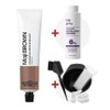(Oxidizing agent + treatment tool) L’Oreal Marge Brown 50ml, B5.05 Mahogany Brown, 1 pc / (산화제+시술도구)로레알 마지브라운 50ml, B5.05 마호가니 브라운, 1개