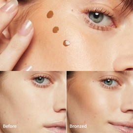 Liquid Highlight, Bronzer Bronzer Contour Líquido Metálico Uniforme el Tono de la Piel Mejora la Opacidad Resaltado Brillante Contorno Crema Bronceadora