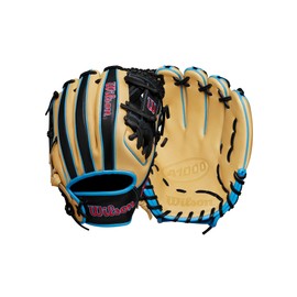 Wilson Fall 2024 A1000® 1786 11.5” Infield Baseball Glove - Blonde/Black/Cool Blue, Right Hand Throw