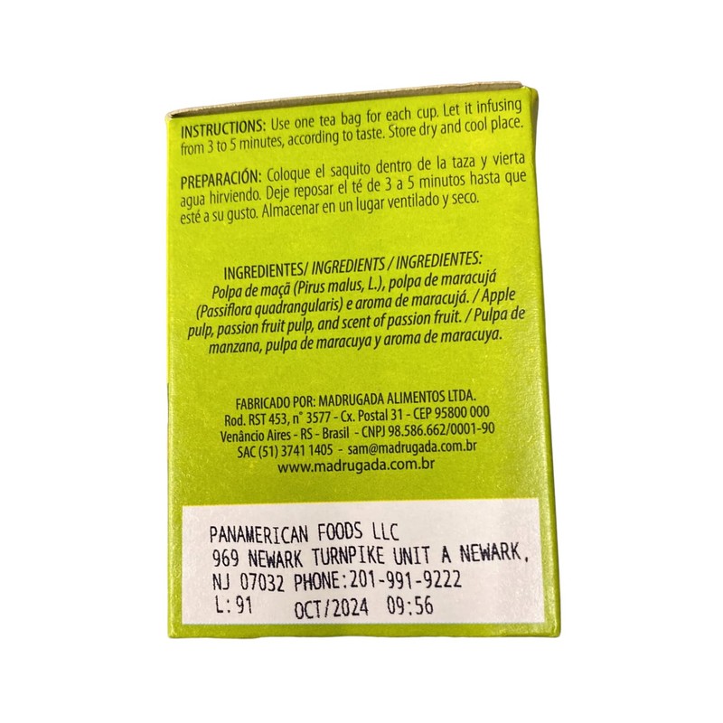 Passion Fruit Tea - 0.5 oz (10 tea bags) -