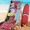 CHENGLI Horror Games Dandy Bea-ch To-wel, Microfibre Beach Towel, Dandy
