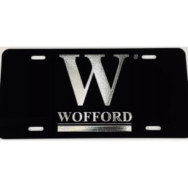 BLVD Engraved Wofford College Diamond Etched Car Tag Aluminum Vanity License Plate