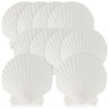 Giilayky 15 PCS Natural Sea Shell Large White, 4-4.7 Inch