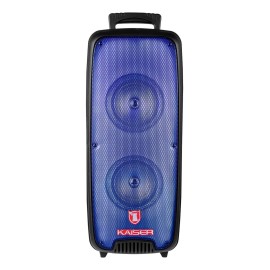 Kaiser Bafle 2x6.5 Pulgadas Kaiser Cilíndrico 4800 W Pmpo, Ksw-2065