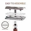 Bambaw Bambaw Silver Bamboo Double Edge Razor | Mens & Womens Reusable Shaving Razor