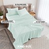 LUX Décor King Sheet Set - 4 Piece Ultra-Soft Microfiber