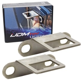 iJDMTOY 2-Piece Stainless Steel Side Door Fit Bottle Opener Gadget Compatible With Jeep Wrangler JK JL JT