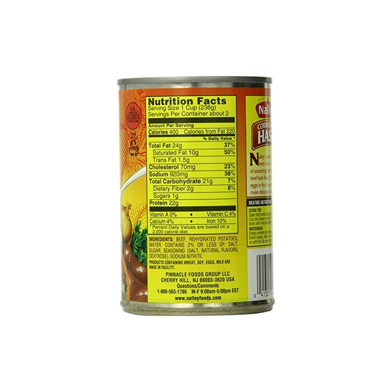 Nalley Corned Beef Hash, 15 Ounce (Pack of 12)