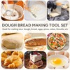 Bread Making Tools Set of 3, Danish Dough Whisk, Bench