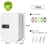 Jssmst Handheld Safe Key Box Key Storage Compact Wall Mount
