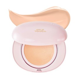 Base de maquillaje Milky Glow Cushion de Milktouch | Para rellenar en Navidad | Base de maquillaje Viral Korean Cushion | Piel de cristal, sin oxidaci