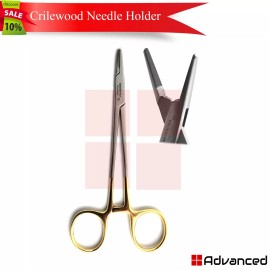 Medentra Dental TC Crilewood Needle Holder 14cm Suture Forceps Surgical Hemostatic Plier