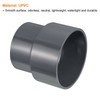 PATIKIL PVC Reducer Pipe Fitting 110x90mm, Straight Coupling Adapter Connector,
