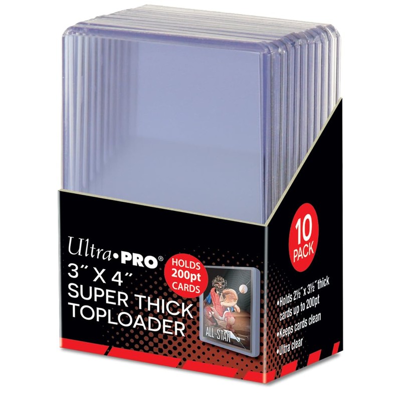 Ultra-Pro 159480 Toploader Game 3 x 4 pulgadas, súper grueso,