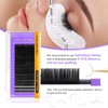 NAGARAKU Eyelash Extensions Individual Lashes 0.07mm D curl 14mm Classic