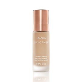 M. Asam MAGIC FINISH Supercharge Serum Foundation Creamy Nude (1.01 Fl Oz) - Moisturizing foundation & firming face serum in one, anti-aging make-up with optimal coverage & hyaluronic acid
