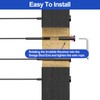 CKE 30 Pack 4"x4" Black Invisible Cable Railing Kit, T316