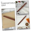 NOLITOY 2pcs Wooden Rolling Pin Nonstick Dough Rollers for Baking