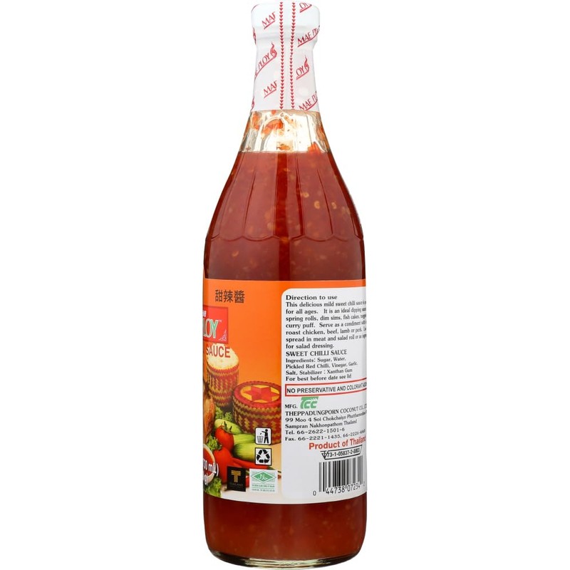 MAE PLOY SWEET CHILI SAUCE, 32 oz (Pack of 2)