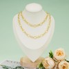 KYUNHOO 5 Meters Light Gold Chain for Jewelry Making Oval