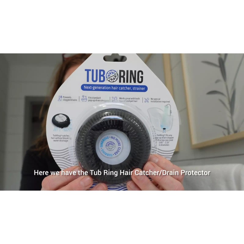 TUBRING The Ultimate Tub Drain Protector/Hair Catcher/Strain