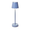 Two's Company Scalloped Edge Shade LED Cordless Table Lamp, 14-Inch,