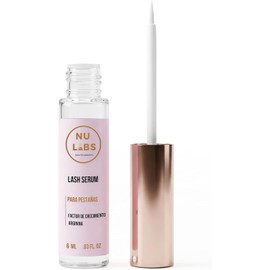 Nu Labs Suero Acondicionador para Pestañas con Biotina, Arginina y Péptidos - Fórmula para Pestañas con Apariencia Más Larga y Fuerte - Cruelty Free, 6 ml
