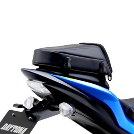 Henly Begins Daytona Motorcycle Seat Bag 4L Day Trip Black with Easy Ring Belt DH-708 95741