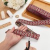 PH PandaHall 9.14 m Jacquard Flower Ribbon 32 mm Red