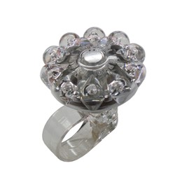 Tokyo Bell TB-830 Flower Bell, Clear, For Light Cars, Compatible with φ0.9 inches (22 mm)