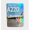 Delta Airlines Pilot Trading Collectible Card A220-300 No.56 New