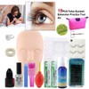 19PCS False Eyelash Extension Practice Tool Kit Eyelashes Make Up