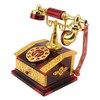 Dial Telephone Shaped Music Box Exquisite Retro Music Jewelry Box