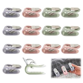 lrgnixs 24Pcs Duvet Clips To Keep Duvet In Place Inside,Needle Free Duvet Clips for Duvet Cover, Non-Slip Quilt Holders for Comforter Fixing,Duvet Cover Clips for Home Bedroom Use