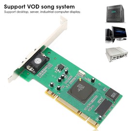 8MB 32Bit VGA Graphics Card,PCI Graphics Card ,8MB PCI Graphics Card ,Support All Motherboards with PCI PlugIn,VOD Song System