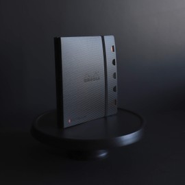 RHODIA 132151C - Exabook Black A4+ Refillable Organizer Notebook | Large Seyès Tiles | 160 Detachable Perf. 4 Holes Clairefontaine Paper 90g - Polypro Cover (Plastic) - Rhodiactive