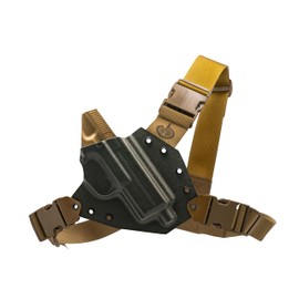 Kenai Chest Holster for an FN Herstal - MAS Grey/Coyote (Model - FN Reflex, fits MRD, Right)