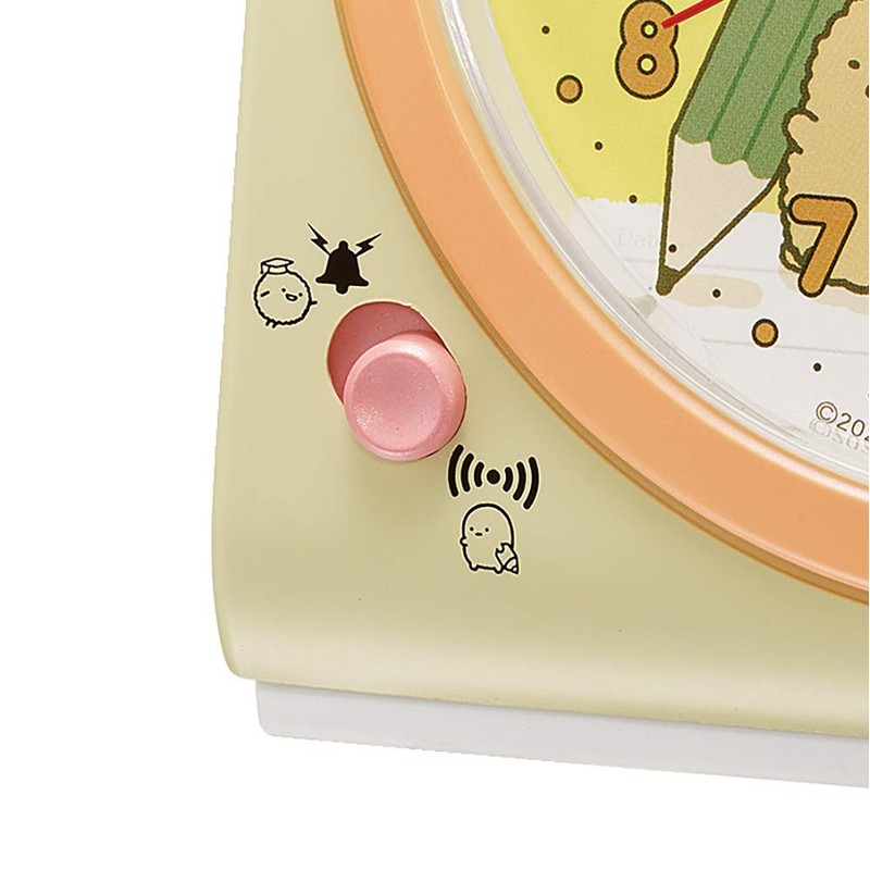 Seiko Clock, Alarm Clock, Table Clock, Character, Sumikko Gurashi, Yellow