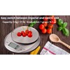 Exzact Electronic Kitchen Scale - Stainless Steel - Baking Scale