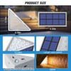 NIORSUN 6 Pack Solar Step Lights for Outside, Waterproof IP67