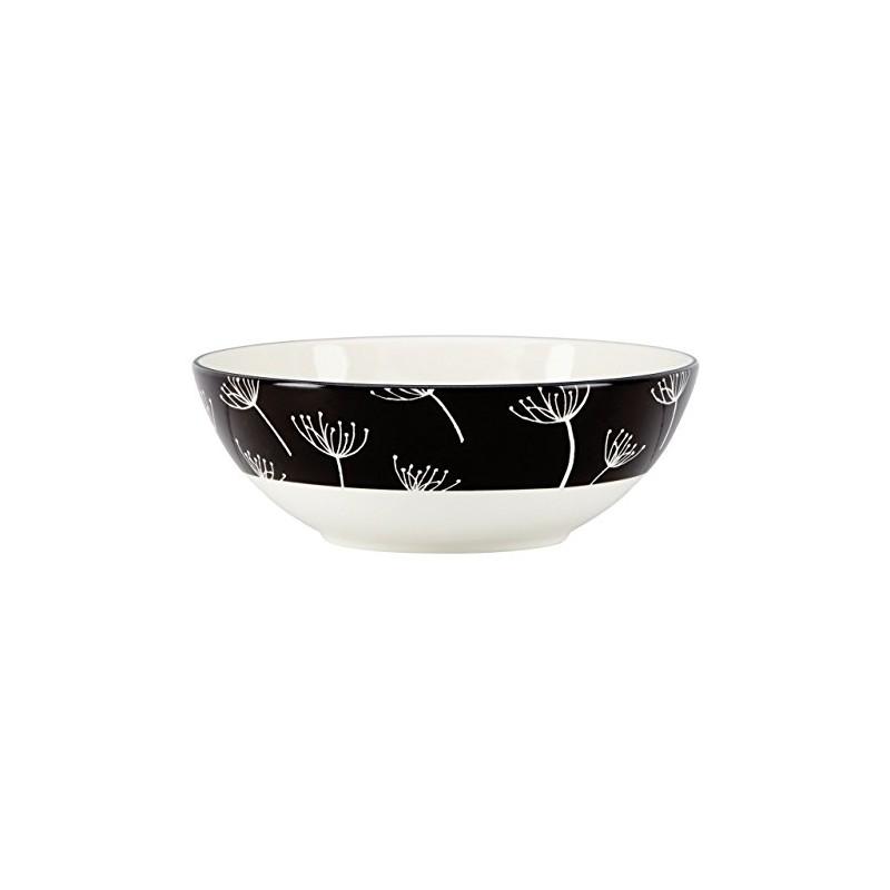 Lenox Around the Table Wish - Cuenco multiusos, color negro