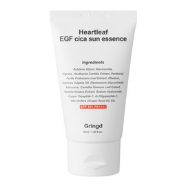 [No white cloudiness or stickiness] Grind Houttuynia cordata EGF Cica Sun Cream SPF50+ PA++++, 1 piece, 50ml / [백탁끈적임밀림 없는] 그링드 어성초 EGF 시카 선크림 SPF50+ PA++++, 1개, 50ml