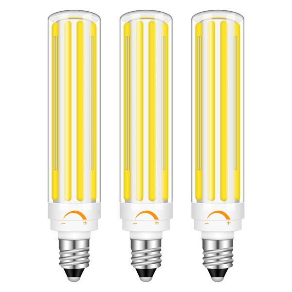 TRIJZHOU JDE11 120V 150W Halogen Chandelier LED Bulbs Equivalent, Dimmable