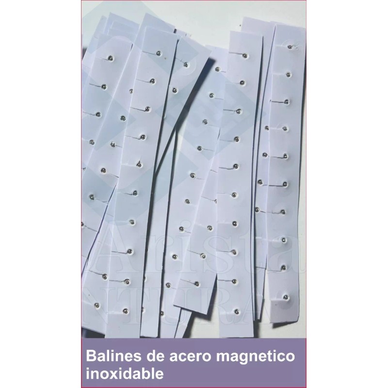 VERTIARISTA Balines Auriculoterapia Parches Color Piel Decorados 200 Pz
