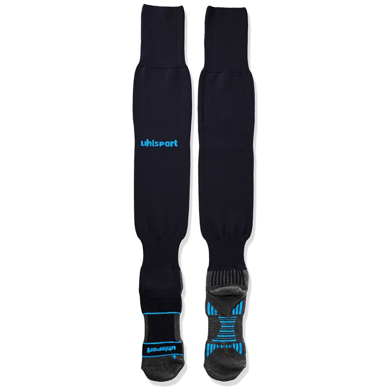 uhlsport Team Pro Player Stocking Socks, Marine/Sky Blue, Size 45-47