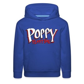 Poppy Playtime - Logo Hoodie (Kids, Royal Blue, 6-7)