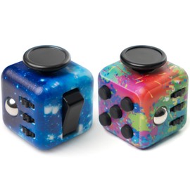 VYOTP 2 Pcs Infinity Cube Fidget Toys for Kids and Adults Anxiety Relief Cubes for ADD ADHD OCD Autism Sensory Toys Fidget Cool Gadgets Cube Unique Boys and Girls and Adult Birthday Gift