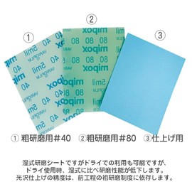 Sandpaper for 3D Printed Models, Wet Type, For Glossy Finishes [Set of 3]