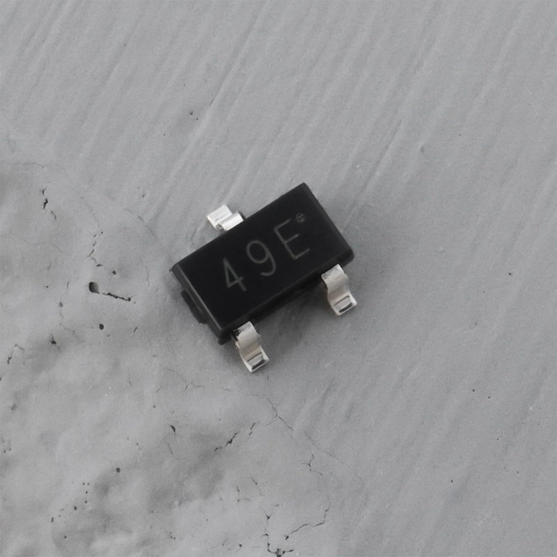 OTOTEC 20PCS SMD Linear Hall Effect Sensor Switch 49E SS49E