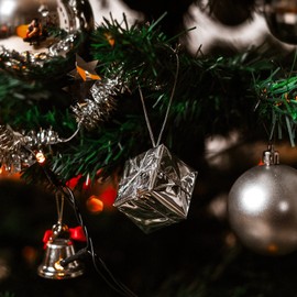 Angoily Nativity Ornaments 72Pcs Christmas Tree Small Gift Boxes Hanging Decorations Mini Wrapped Present Boxes Miniature Christmas Ornaments Christmas Tree Pendant Decoration Nativity Decor